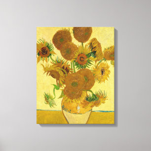Vincent van Gogh - Vasen mit fünfzehn Sonnenblumen Leinwanddruck