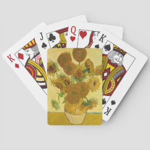 Vincent van Gogh - Vasen mit fünfzehn Sonnenblumen Spielkarten