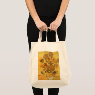 Vincent van Gogh - Vasen mit fünfzehn Sonnenblumen Tragetasche