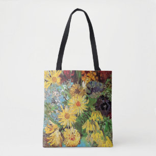 Vincent Van Gogh - Vasen mit Margeriten und Anemon Tasche