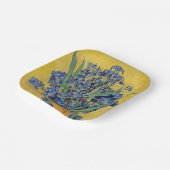 Vincent van Gogh - Vasen mit Schwertlilien Pappteller (Gewinkelt)
