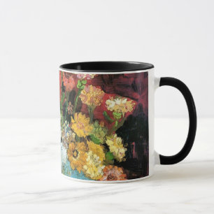 Vincent Van Gogh - Vasen mit Zinnien Fine Art Tasse