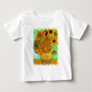 Vincent Van Gogh - Vasen mit zwölf Sonnenblumen Baby T-shirt
