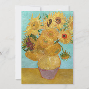 Vincent Van Gogh - Vasen mit zwölf Sonnenblumen Einladung