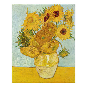 Vincent Van Gogh - Vasen mit zwölf Sonnenblumen Fotodruck