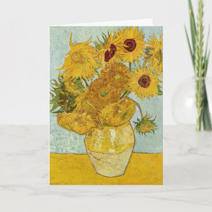 Vincent Van Gogh - Vasen mit zwölf Sonnenblumen Karte