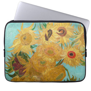 Vincent Van Gogh - Vasen mit zwölf Sonnenblumen Laptopschutzhülle