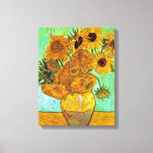 Vincent Van Gogh - Vasen mit zwölf Sonnenblumen Leinwanddruck