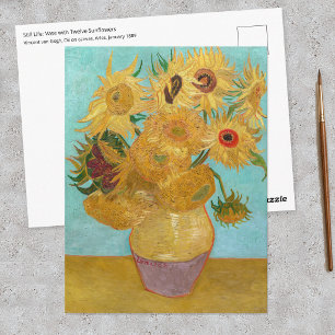 Vincent Van Gogh - Vasen mit zwölf Sonnenblumen Postkarte