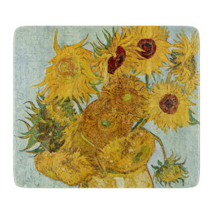Vincent Van Gogh - Vasen mit zwölf Sonnenblumen Schneidebrett