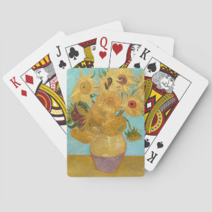 Vincent Van Gogh - Vasen mit zwölf Sonnenblumen Spielkarten