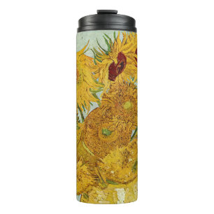 Vincent Van Gogh - Vasen mit zwölf Sonnenblumen Thermosbecher