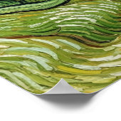 Vincent Van Gogh verliebt -- WONKY ART Poster (Ecke)