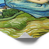 Vincent Van Gogh verliebt -- WONKY ART Poster (Ecke)