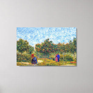 Vincent Van Gogh - Verliebte Paare im Park Leinwanddruck