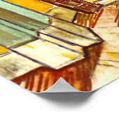 Vincent Van Gogh - Vestibule vom Asyl Poster (Ecke)