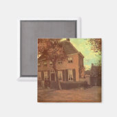 Vincent van Gogh - Vicarage in Nuenen Magnet (Vorderseite/Rückseite)