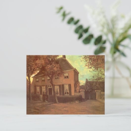 Vincent van Gogh - Vicarage in Nuenen Postkarte (Stehend Vorderseite)