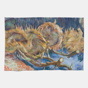 Vincent van Gogh - Vier geschnittene Sonnenblumen Geschirrtuch