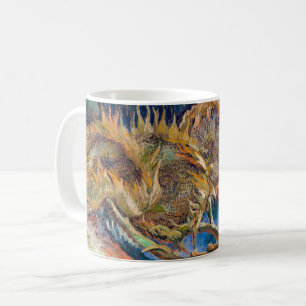 Vincent van Gogh - Vier geschnittene Sonnenblumen Kaffeetasse