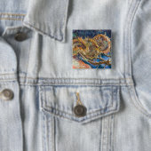 Vincent van Gogh - Vier Schnittblumen Button (Beispiel)