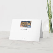 Vincent van Gogh - Vier Schnittblumen Karte (Rückseite)