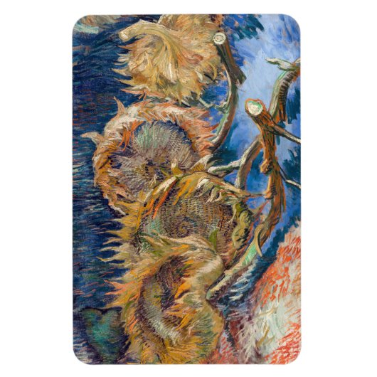 Vincent van Gogh - Vier Schnittblumen Magnet (Vertikal)