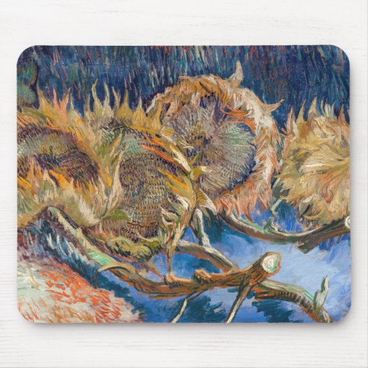 Vincent van Gogh - Vier Schnittblumen Mousepad (Vorne)
