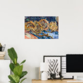 Vincent van Gogh - Vier Schnittblumen Poster (Heimbüro)