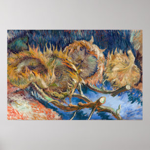 Vincent van Gogh - Vier Schnittblumen Poster