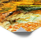 Vincent Van Gogh - Vier Schnittblumen Poster (Ecke)