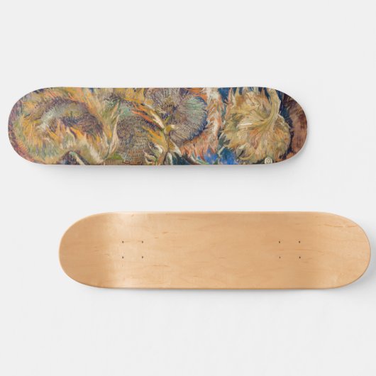 Vincent van Gogh - Vier Schnittblumen Skateboard (Horizontal)