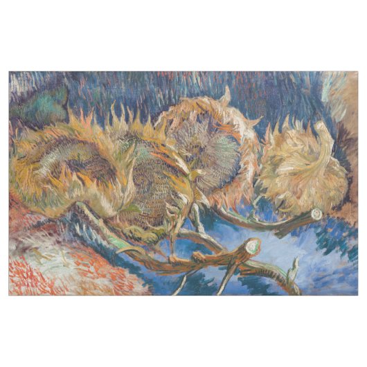 Vincent van Gogh - Vier Schnittblumen Stoff (Yard (91,4 cm))