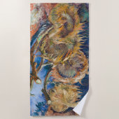Vincent van Gogh - Vier Schnittblumen Strandtuch (Vorderseite)