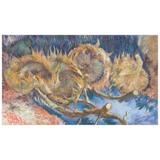 Vincent van Gogh - Vier Schnittblumen Tischdecke (Vorderseite (Horizontal))