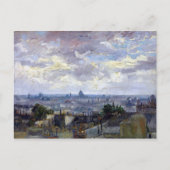 Vincent van Gogh View of Paris Postkarte (Vorderseite)