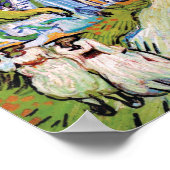 Vincent Van Gogh - Village Street and Steps Poster (Ecke)