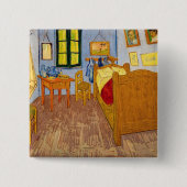 Vincent van Gogh - Vincent's Bedroom in Arles Button (Vorderseite)