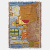 Vincent van Gogh - Vincent's Bedroom in Arles Decke (Vorderseite Vertikal)