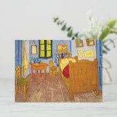 Vincent van Gogh - Vincent's Bedroom in Arles Einladung (Stehend Vorderseite)