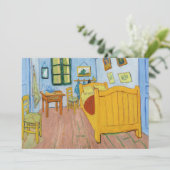 Vincent Van Gogh - Vincent's Bedroom in Arles Einladung (Stehend Vorderseite)