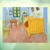 Vincent Van Gogh - Vincent's Bedroom in Arles Fensteraufkleber (Blatt 3)