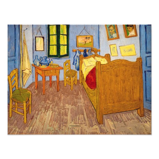 Vincent van Gogh - Vincent's Bedroom in Arles Fotodruck (Vorne)