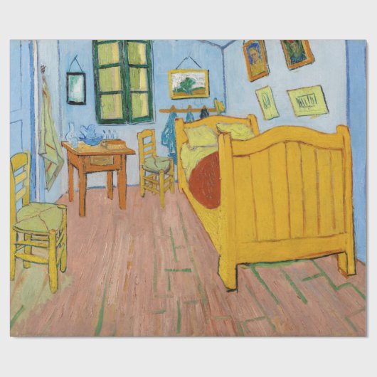 Vincent Van Gogh - Vincent's Bedroom in Arles Geschenkpapier (Flach)