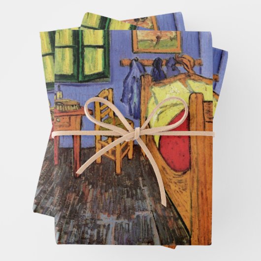 Vincent van Gogh - Vincent's Bedroom in Arles Geschenkpapier Set (Beispiel)