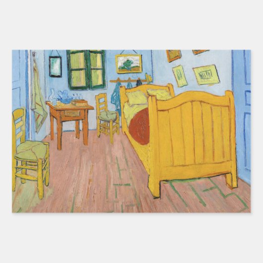 Vincent Van Gogh - Vincent's Bedroom in Arles Geschenkpapier Set (Vorderseite 2)