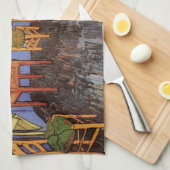 Vincent van Gogh - Vincent's Bedroom in Arles Geschirrtuch (Viertel Falte)