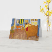 Vincent van Gogh - Vincent's Bedroom in Arles Karte (Gelbe Blume)