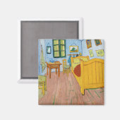 Vincent Van Gogh - Vincent's Bedroom in Arles Magnet (Vorderseite/Rückseite)