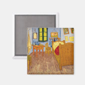 Vincent van Gogh - Vincent's Bedroom in Arles Magnet (Vorderseite/Rückseite)